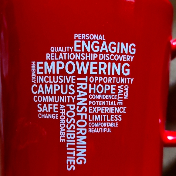 College (Football) Team, Red/White Mug, Chief/Spartan - Picture 7 of 7